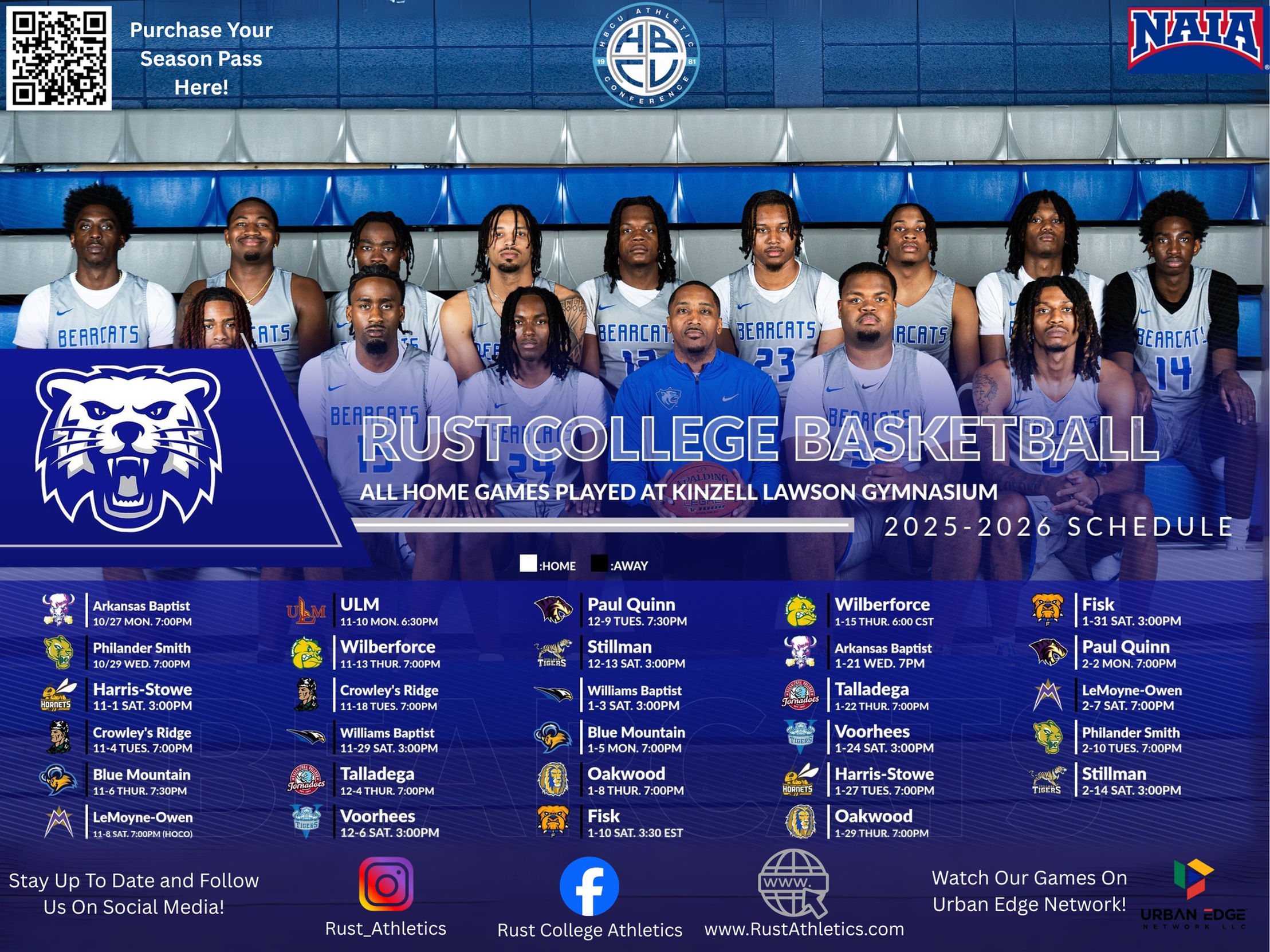 Rust College Men&rsquo;s Basketball Announces 2025-26 Season Schedule