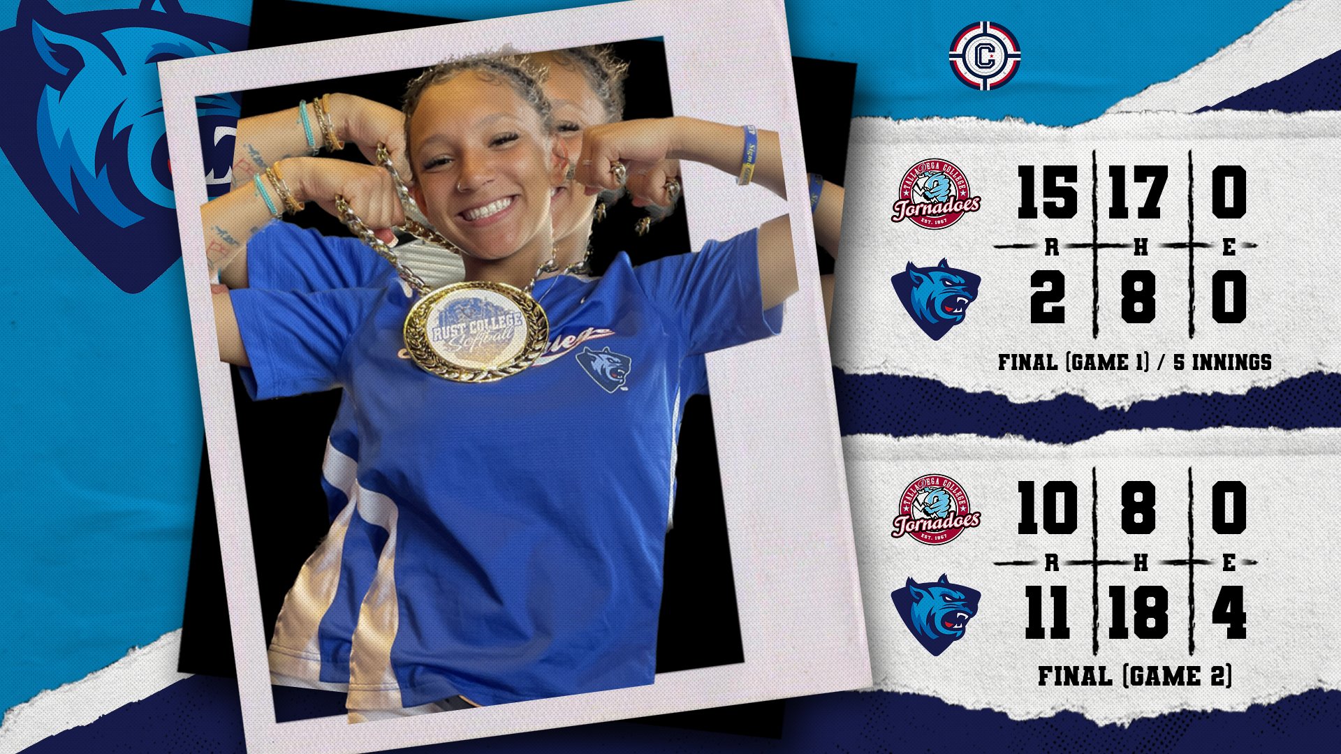 Softball Storms Back From Three Down In 7th To Defeat Talladega For First Time
